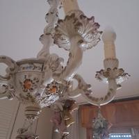 Lampadario anni 70  4 punti luce.
