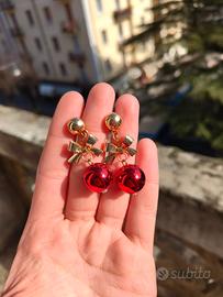 Orecchini palline natalizia