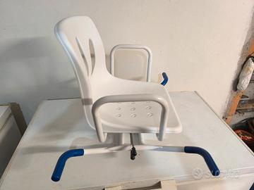 Sedia girevole per bagno anziani