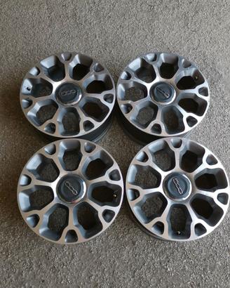 N.4 CERCHI ORIGINALI FIAT 500 L  R.17”
