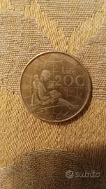 moneta da 200 lire 