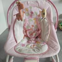 Sdraietta rosa con musica, vibrazione e animalett