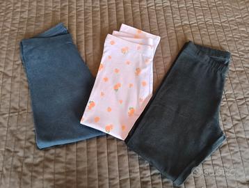 Lotto 3 leggings 3/4 taglia 10 anni (138-143 cm.)