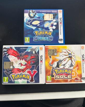 Pokemon Y Nintendo 3ds (gli altri 2 venduti)