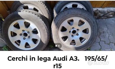 cerchi in lega montati su Audi A3