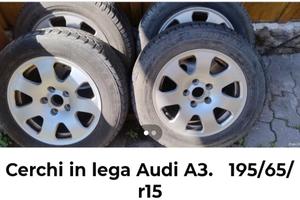cerchi in lega montati su Audi A3