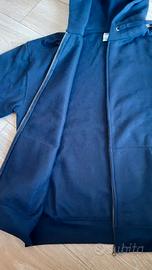 Felpa da lavoro zip cappuccio tasconi.Nuova