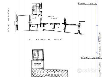 Appartamento 120 mq con terrazza castello ursino