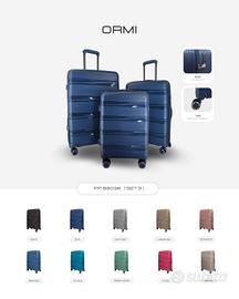 set  valigie tre pezzi 