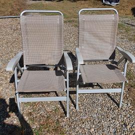 sedie e sdraie in alluminio super  leggero