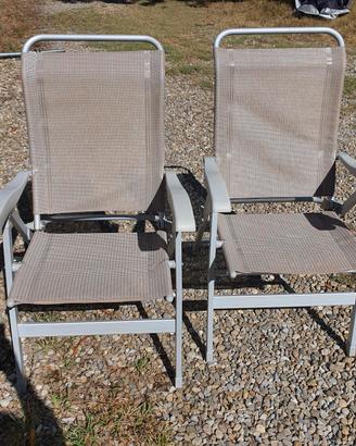 sedie e sdraie in alluminio super  leggero