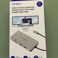 Targus USB-C Dual 4K Travel Dock – Dual HDMI 60 Hz