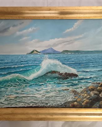 Giuseppe Luongo ( Napoli 1948)  dipinto olio