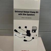 Universal Helmet Clamp Kit with Slim Speakers