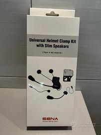 Universal Helmet Clamp Kit with Slim Speakers