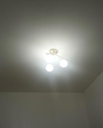 plafoniera da soffitto con 3 sfere