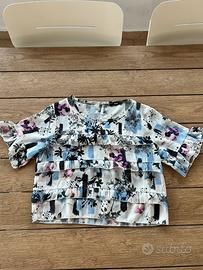 Blusa/Top colorato con balze