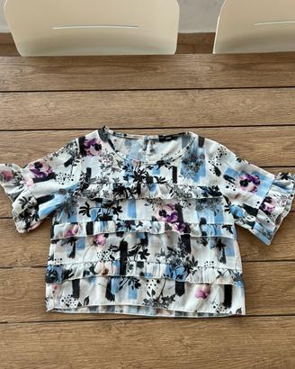 Blusa/Top colorato con balze
