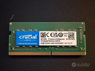 RAM DDR4 SODIMM 4GB