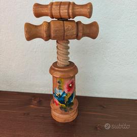 Cavatappi vintage in legno 