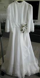 Abito da sposa modello anni 70