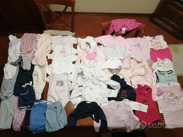 Abbigliamento bambina 0-9 mesi