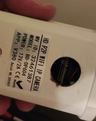 IP CAMERA P2P TELECAMERA WIRELESS WIFI IR INFRAROS