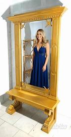 Antica grande specchiera del colore che vuoi