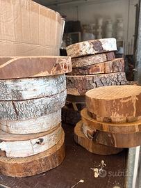 Dischetti in legno