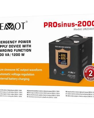 UPS 1200w 2000VA Onda Pura Sinusoidale 12v AGM