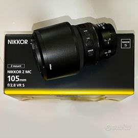 Nikon Nikkor Z MC 105mm f/2.8 VR S - pari al nuovo