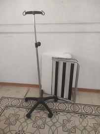 asta per flebo+ausilio per il letto