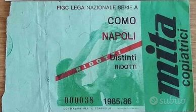 Entrata stadio Como-Napoli di Maradona 1985/86