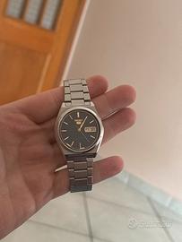 Seiko 5 SNXS77 Automatico Blu Sunburst Day-Date