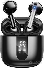 Cuffie Bluetooth 5.4 JBES, 60 Ore, ENC, Nero