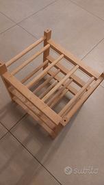 Porta bottiglie in legno Ikea