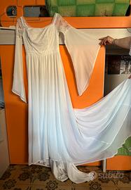 Abito da sposa Shein S romantico bianco completo