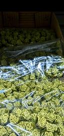 Mini Rose Fiori in Raso Glitterati