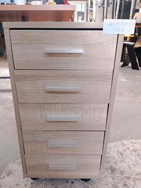 cassettiera cinque cassetti