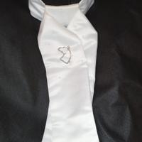 cravattino con spilla  da equitazione 