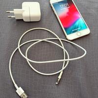 Iphone 7 bianco oro 128 GB con caricabatteria usb