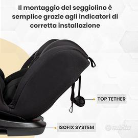 Seggiolino Auto I-Size Isofix 360 0-36kg
