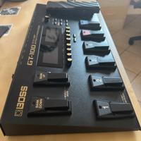 Boss gt-100 pedaliera multieffetto per chitarra