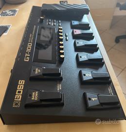 Boss gt-100 pedaliera multieffetto per chitarra
