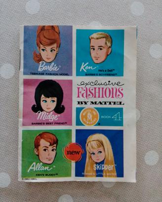 Libretto brochure Barbie 1963  'Barbie Exclusive