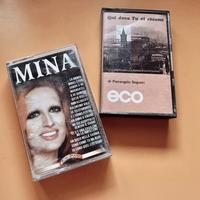 Musicassette vintage Mina e altri artisti