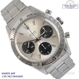 ROLEX Cosmograph 6239 silver dial Full Set 1964