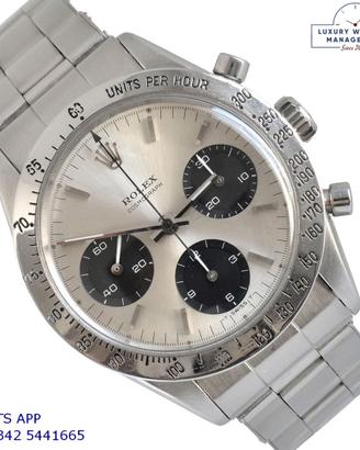 ROLEX Cosmograph 6239 silver dial Full Set 1964