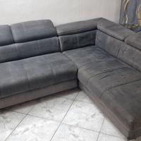 divano letto con penisola contenitore 