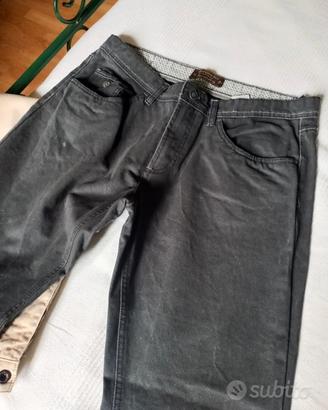 Pantaloni uomo Cotton & Silk taglia 52 grigio